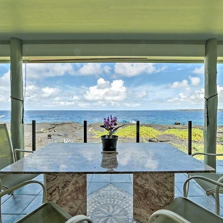 Direct Oceanfront, Big Island Home Keaau Exterior foto