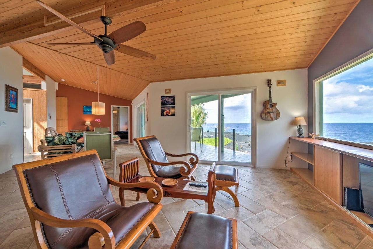 Direct Oceanfront, Big Island Home Keaau Exterior foto